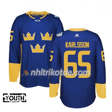Schweden Trikot Erik Karlsson 65 2016 World Cup Lila Premier - Kinder